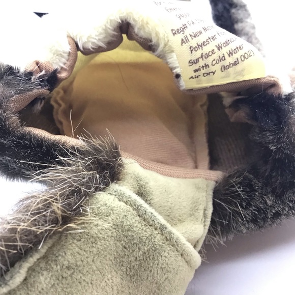 Folkmanis Flying Squirrel Hand Puppet Brown Plush Realistic Soft Furry Toy - Picture 7 of 7